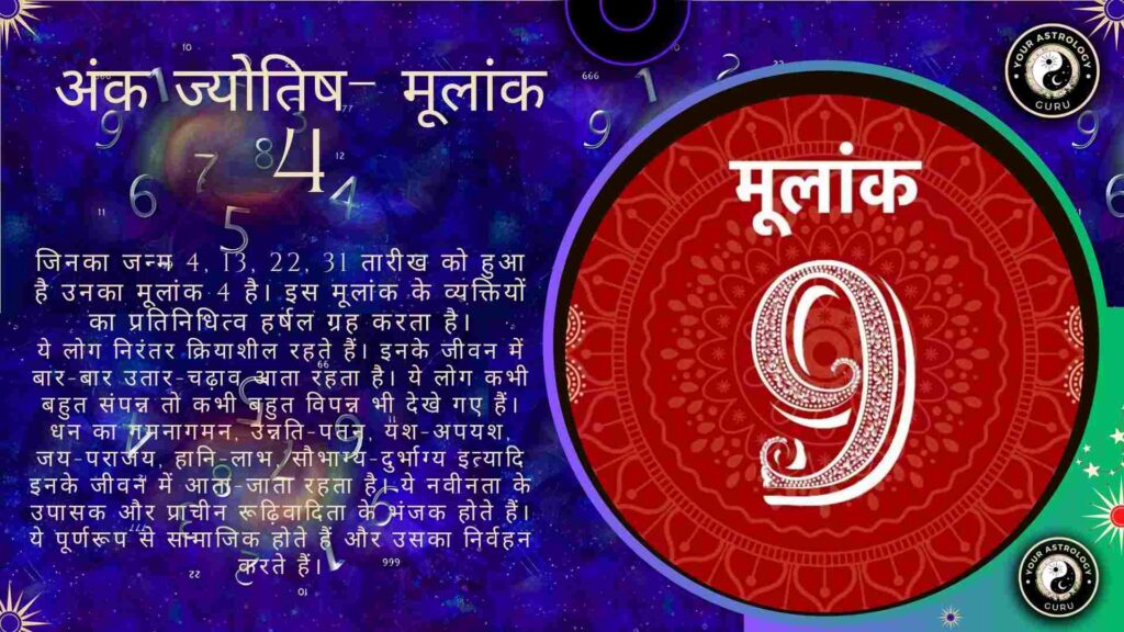 अंक ज्योतिष- मूलांक 9