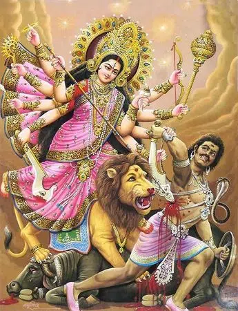 Hindu Goddess Durga Maa Mahishasur