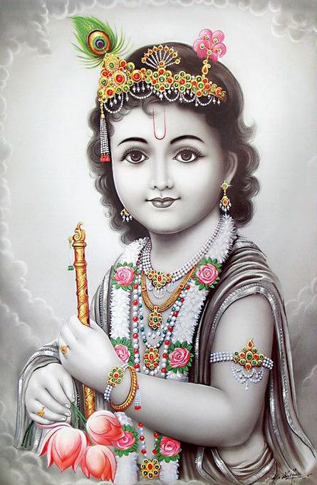 Cute Kanha Photos Wallpaper