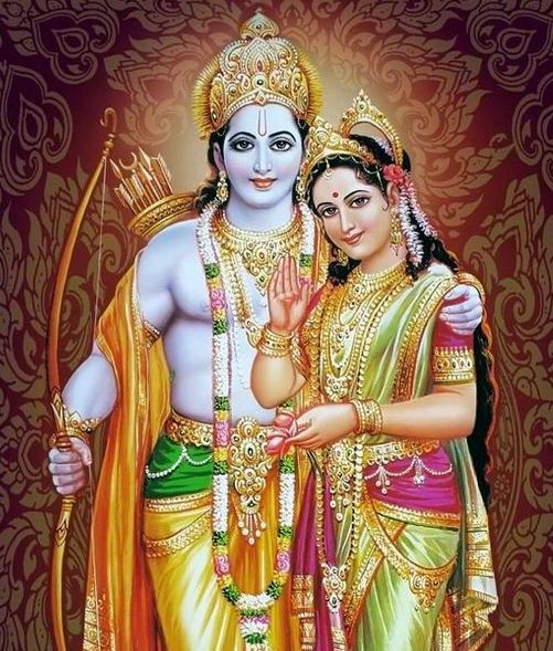 HD Beautiful Ram Sita Photo