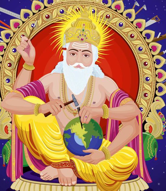 Lord Vishwakarma Ji 3d Photo