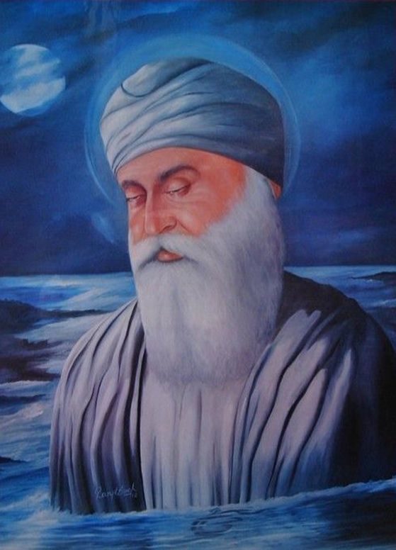 Guru Nanak Dev Bhagwan Ji Image for Facebook