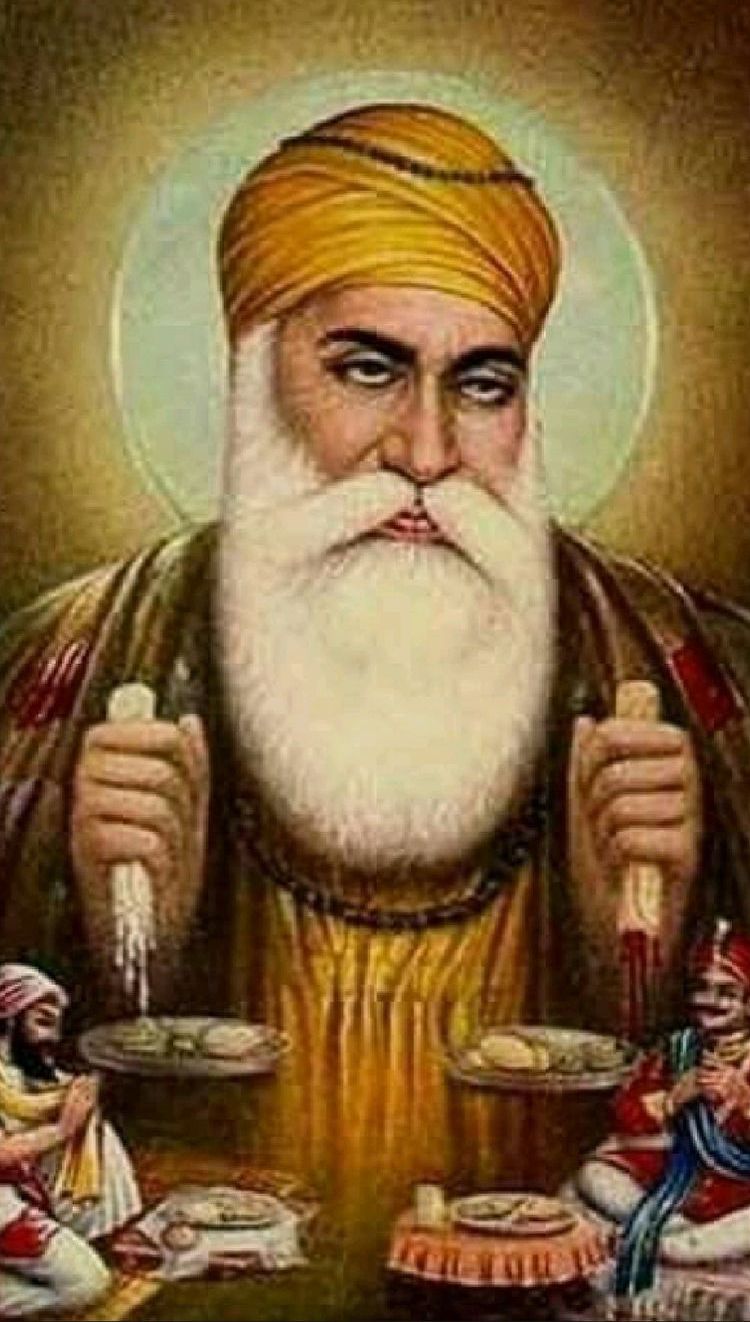 Sri Guru Nanak Dev Ji Ke Hd Wallpaper