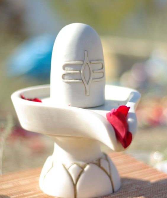 White Shivling Photo HD Image
