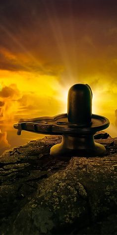 Shivling on Mountain Image