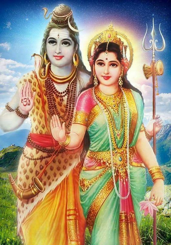 Shiv Parvati hd Mobile Wallpaper
