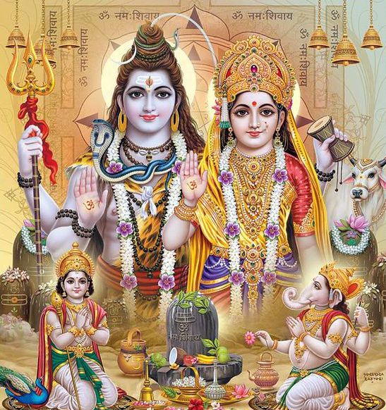Shiv Parvati Tasvir Image for Mobile