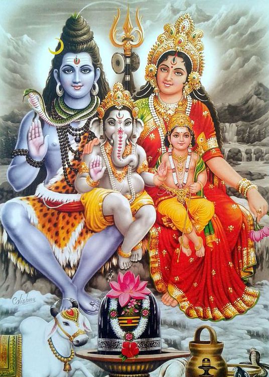 Shiv Shankar Parvati Mata Image DP for Mobile