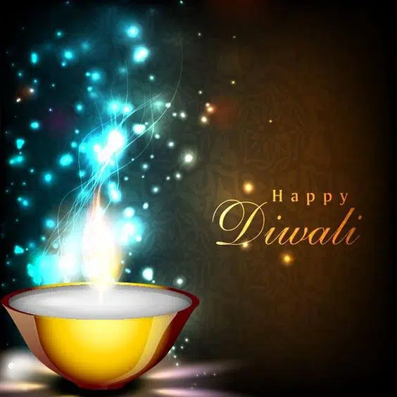 Diyas Diwali Puja Wishes Whatsapp Wallpaper