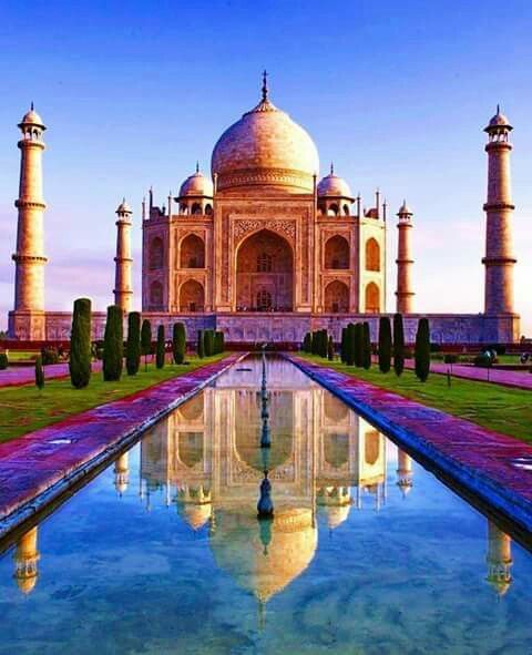 Taj Mahal Color Effect Photo Image Pic