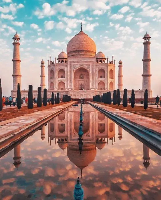 Famous Taj Mahal Camera Filter Photograph Image Picture