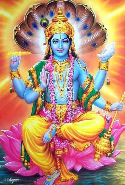 Vishnu Bhagwan Image