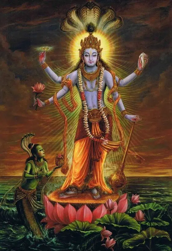 God Vishnu Images Animated HD