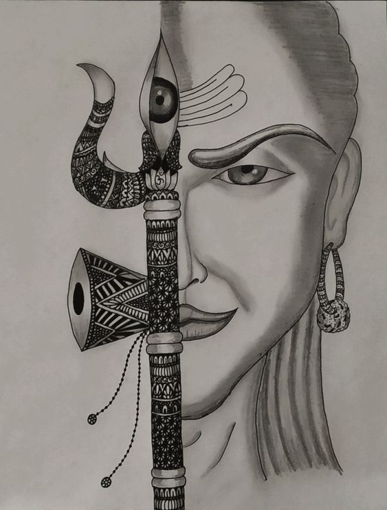 180+ Best Mahakal Sketch Images | Mahakal Pencil Sketch Images