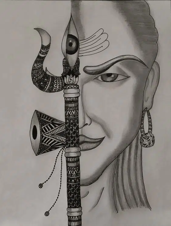 Mahashivratri Sketch Shiva Mahakal