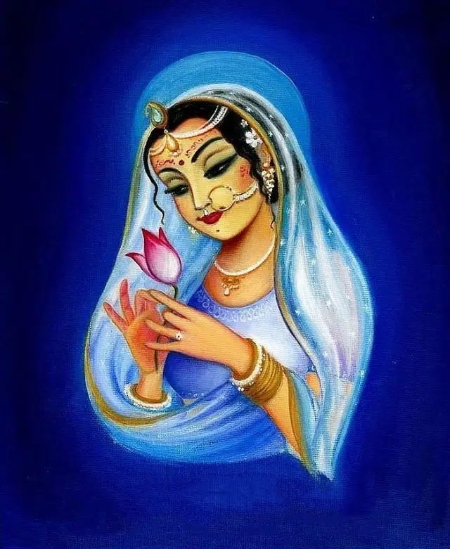 Radha Rani Krishna Love Devi Image