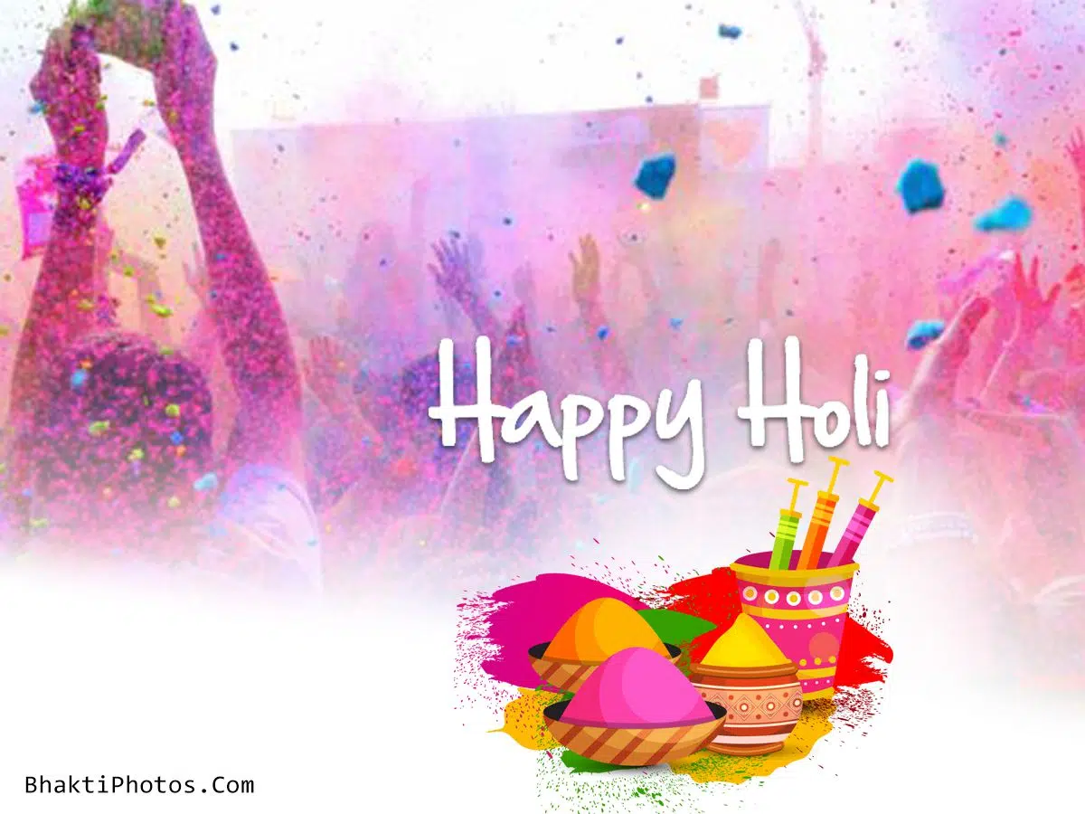 Khushiyon Bhari Happy Holi Image 2022 Image HD Download