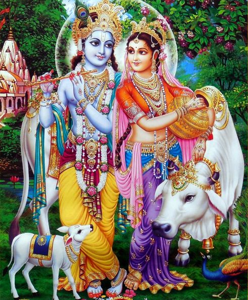 Lord Krishna Photos with Radha Rani