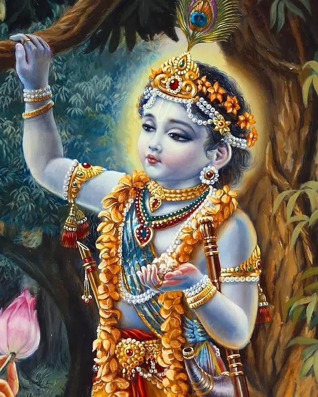 Krishna God Cute Wallpaper for Mobile