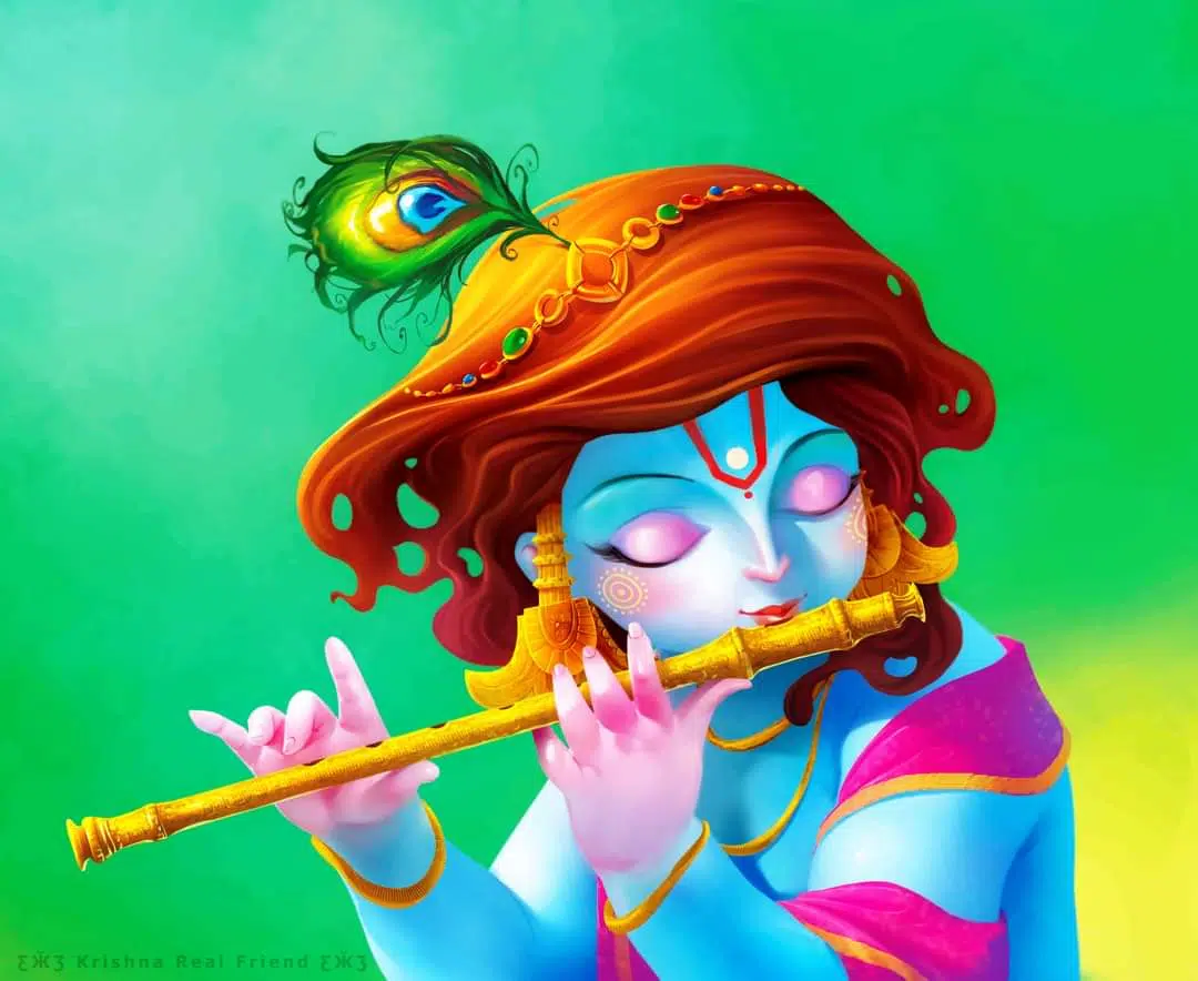 Lord Krishna Flute Photo hd God Krishna