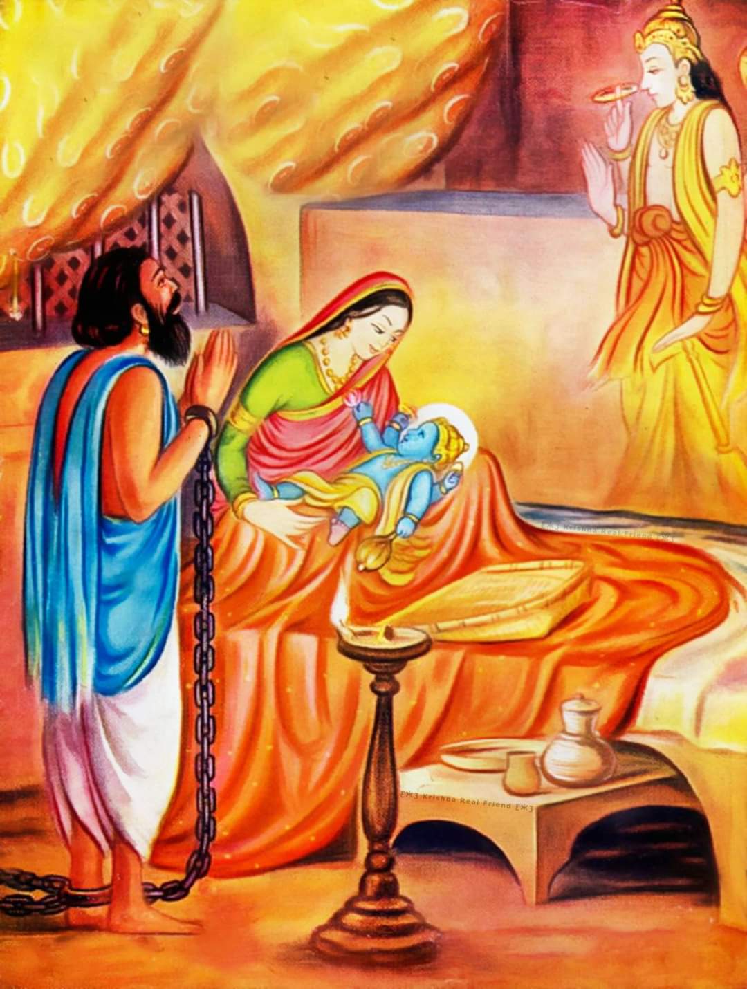 Krishna Baby Image Childhood Picture, Krishna Birth Picture
