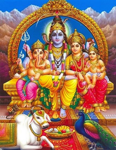 Bhagwan Shiv Family Shankar Parvati Pariwar Photo Download