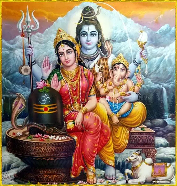Bholenath Shiva Pariwar Maa Parvati Family Pariwar Wallpaper HD