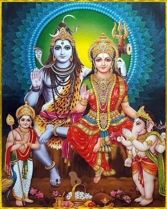 Lord Shiv New HD Parvati Family Pariwar Image Download