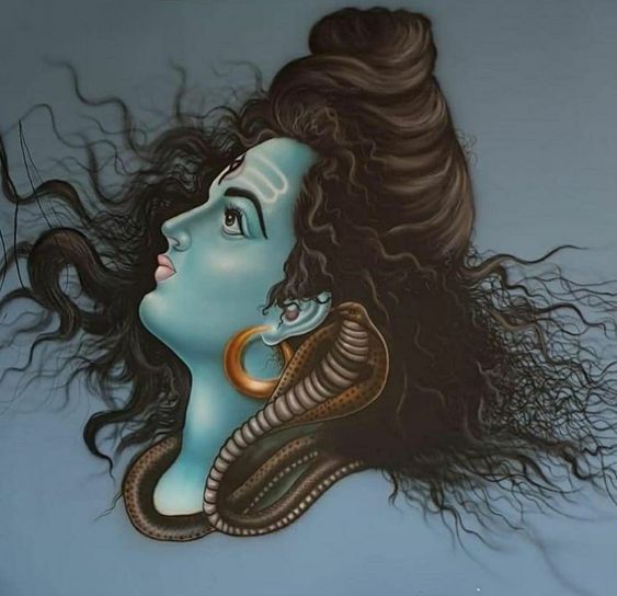 Shivudu Bhagwan God Jata Image