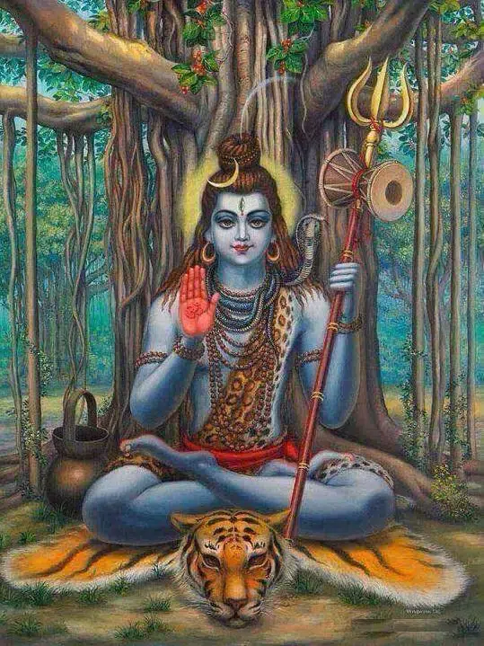 God Shiva Painting HD