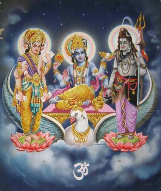 Bhagwan Brahma Vishnu Mahesh Image HD Pic Download Free