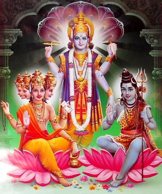 Bhagwan Brahma Vishnu Mahesh Ji Image Download