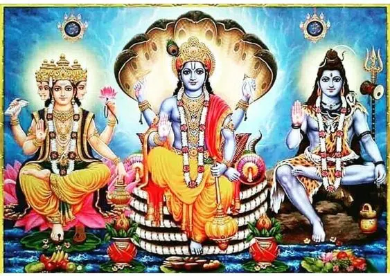 Bhagwan Brahma Vishnu Mahesh Tri God HD Image Download