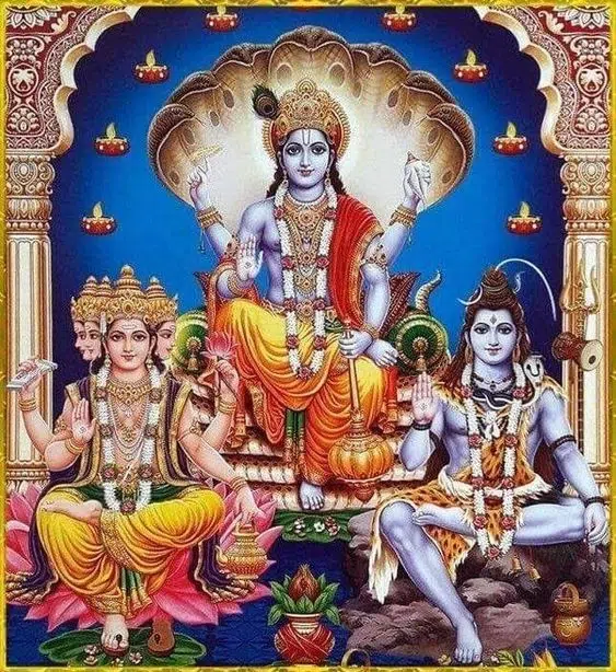 Download Brahma Vishnu Mahesh Supreme God Image HD Download