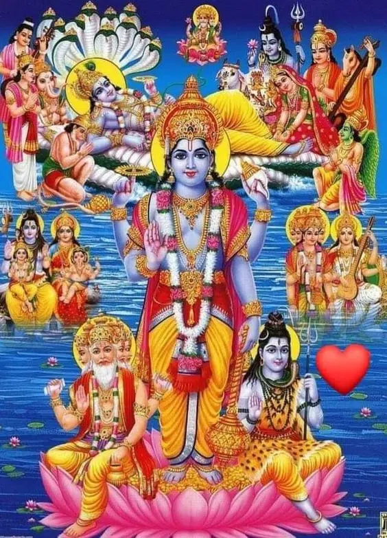 Hindu God Brahma Vishnu Mahesh Image Download Free
