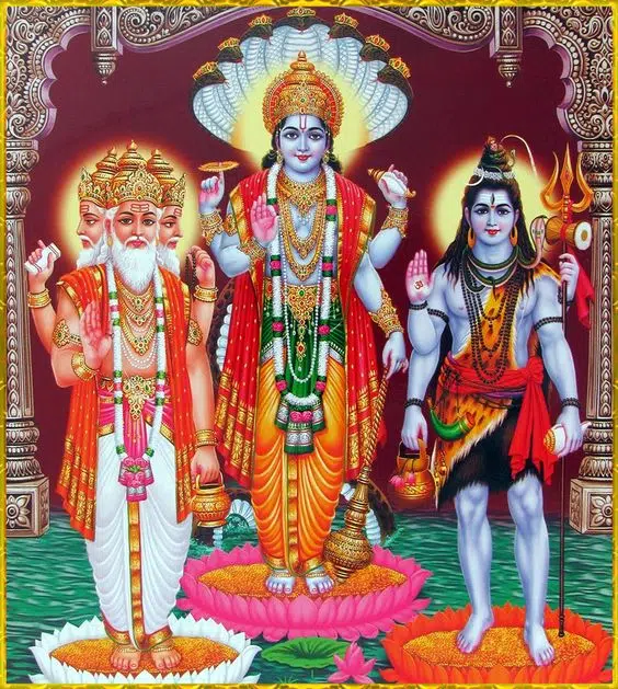 Lord Brahma Vishnu Mahesh Bhagwan Image HD Download