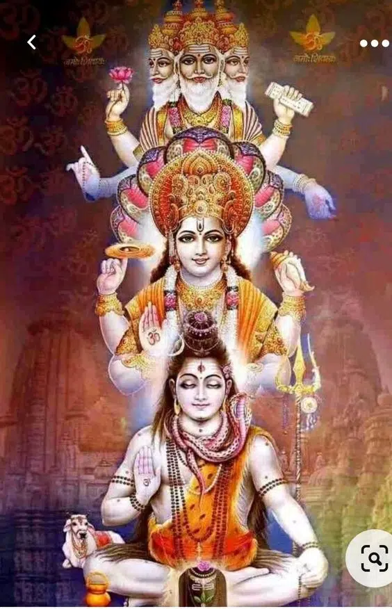 Tridev God Brahma Vishnu Mahesh Image HD Pic Download
