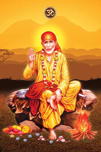 Sai Baba Mobile Phone DP for Whatsapp