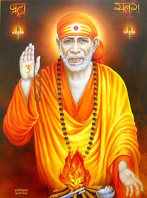 Sai Baba God Wallpaper for Mobile Whatsapp Phone DP Status