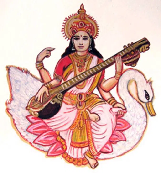 Picture of Goddess Saraswati