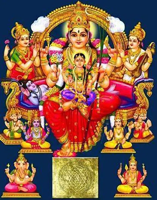 Goddess Lalitha Devi Photo Download