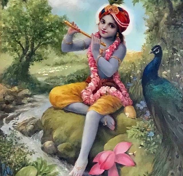 Pyara Kanhaiya Krishna Flute hd Image