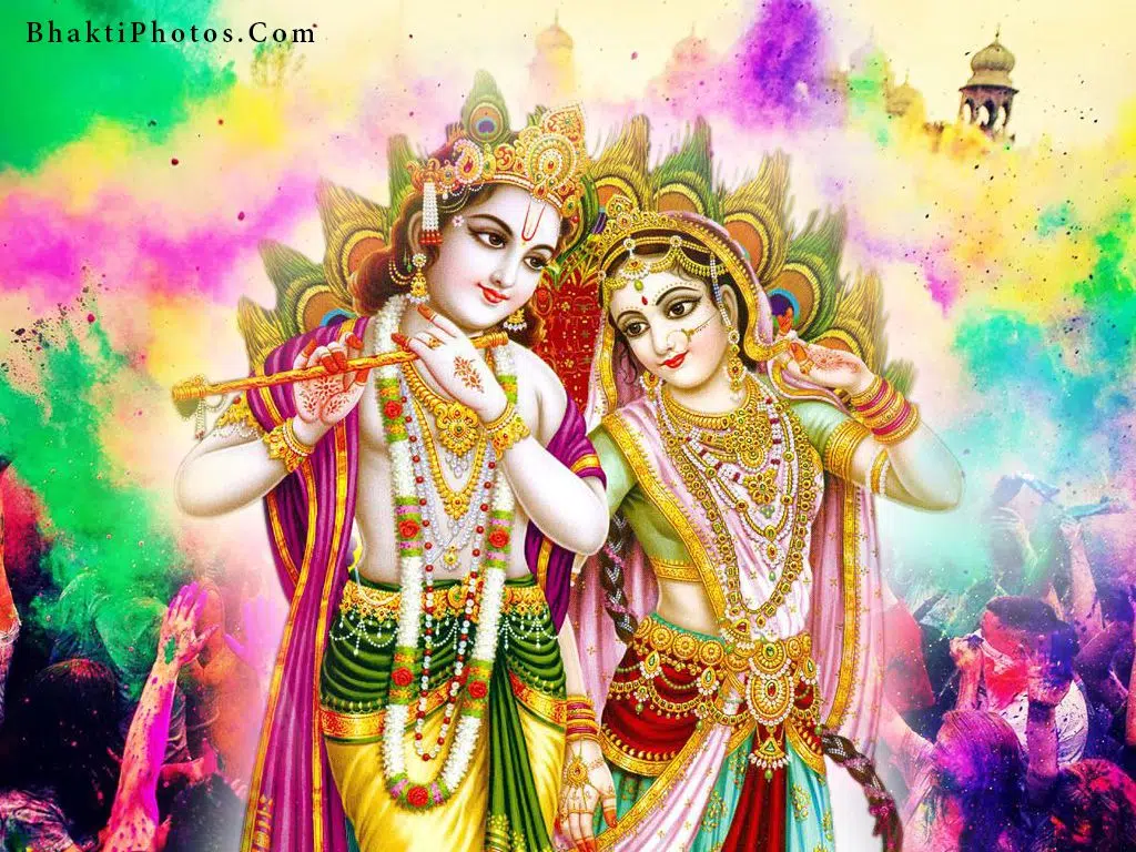 Radha Krishna Holi Wallpaper 2022 HD Image Download