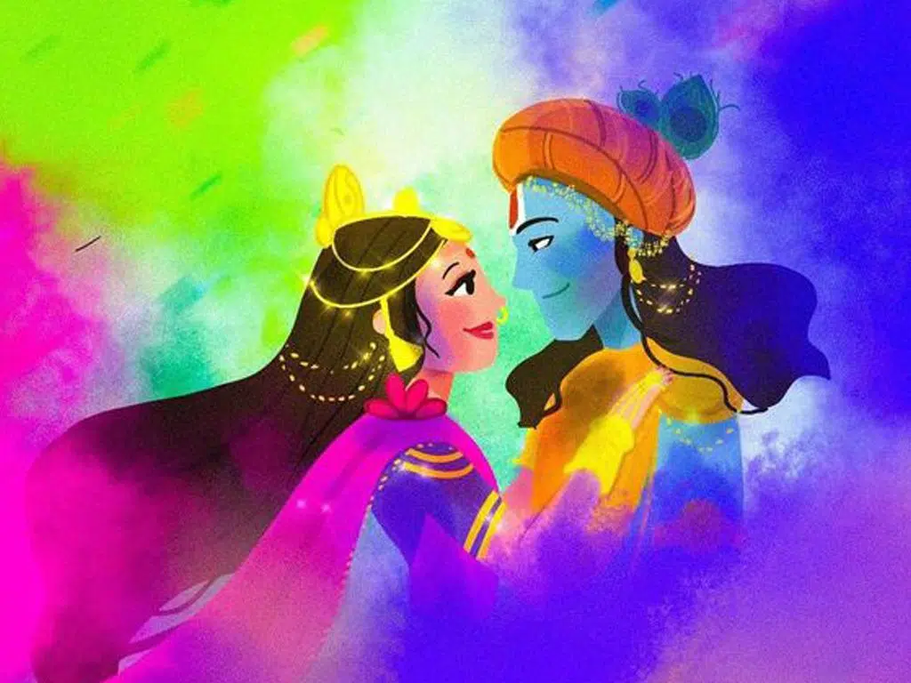 Radha Krishna Ki Holi Image Download