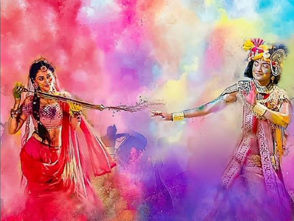Radha Krishna Serial Holi Image Download