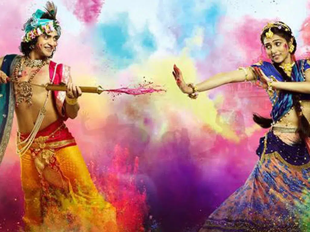 Radha Krishna Holi Wallpaper Free Download