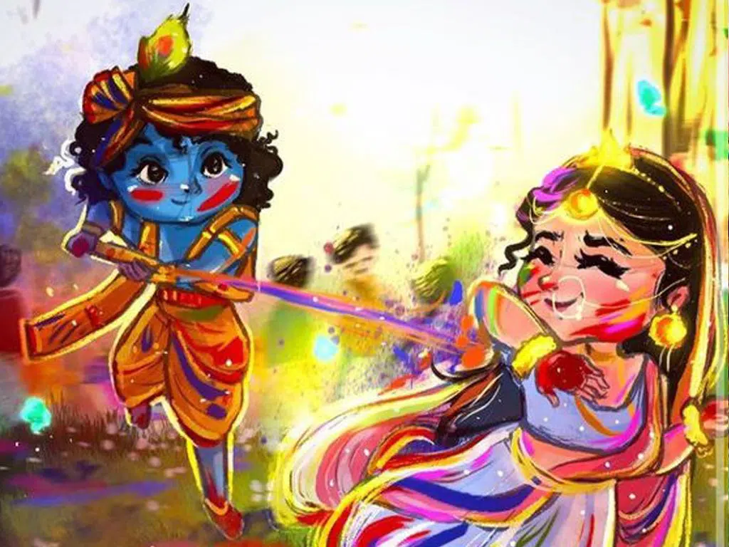 Radha Krishna Holi Images Download