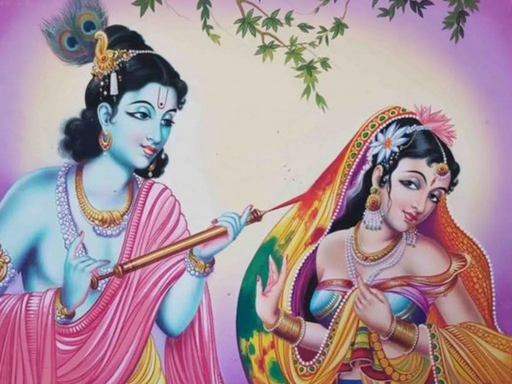 Radha Krishna Holi HD Image Download