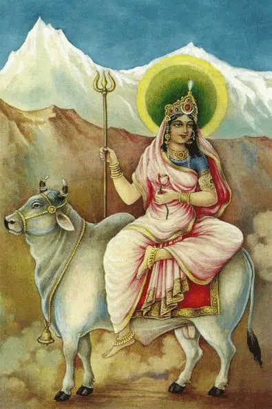 Mata Shailputri Devi Picture for Navratri