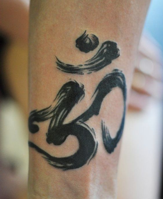 OM Tattoo Hand Images